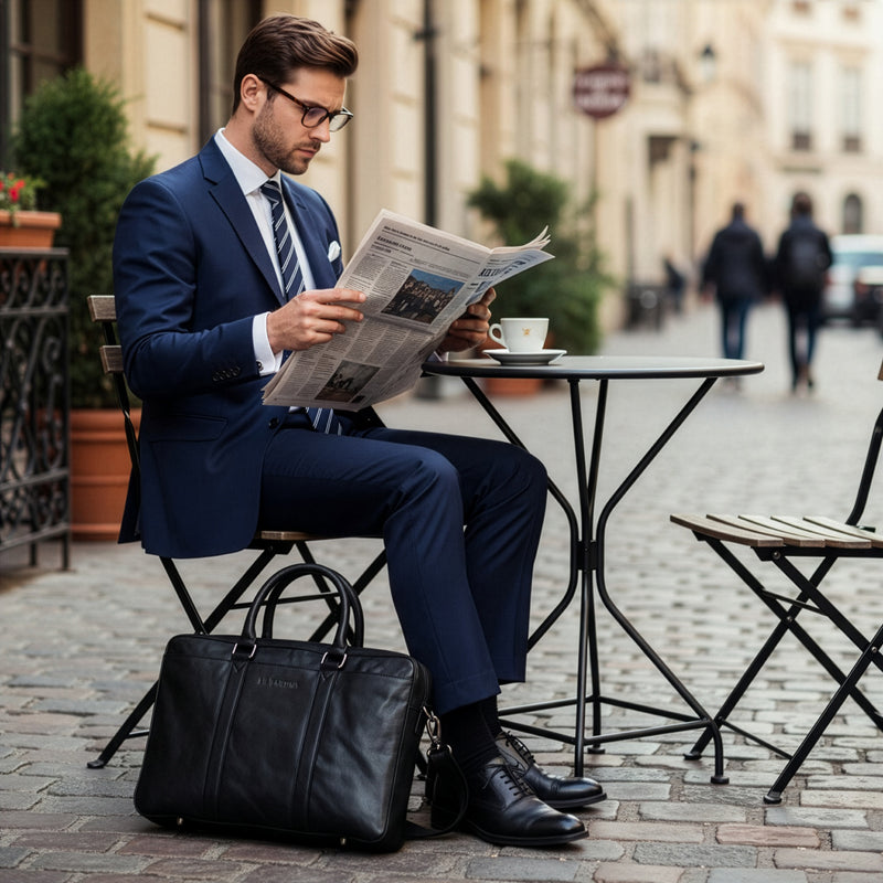 BERLIN NOIR – SLEEK LAPTOP BAG